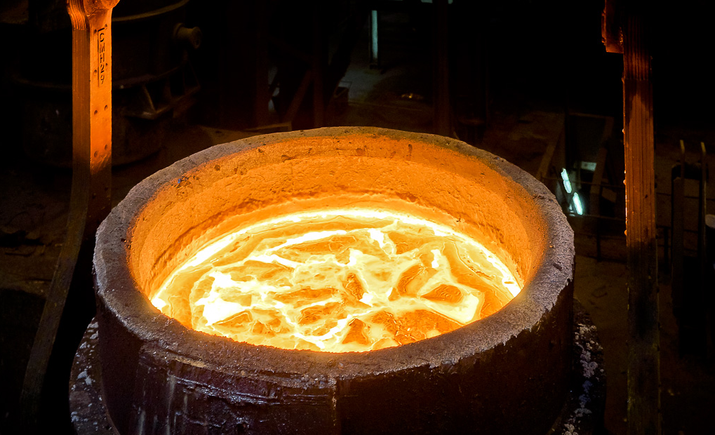 Glen Brook Steal Furnace before pouring