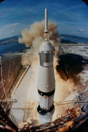 Apollo 11 - on Saturn V booster.