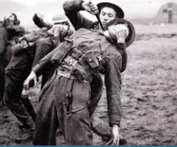 SOE Agent training to dispatch a sentry